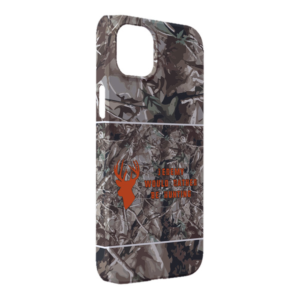 Custom Hunting Camo iPhone Case - Plastic - iPhone 14 Pro Max (Personalized)