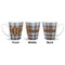 Two Color Plaid 12 Oz Latte Mug - Approval