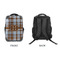 Two Color Plaid 15" Backpack - APPROVAL