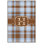 Two Color Plaid Wood Print - 20x30 (Personalized)