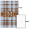 Two Color Plaid 24x36 - Matte Poster - Front & Back