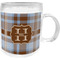 Two Color Plaid Acrylic Kids Mug (Personalized)