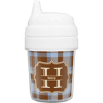 Two Color Plaid Baby Sippy Cup (Personalized)