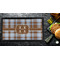 Two Color Plaid Bar Mat - Small - LIFESTYLE