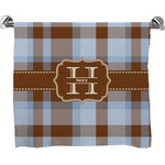 Two Color Plaid Bath Towel (Personalized)