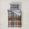 Two Color Plaid Bedding Set- Twin XL Lifestyle - Duvet