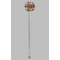 Two Color Plaid Clear Plastic 7" Stir Stick - Round - Single Stick