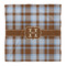 Two Color Plaid Duvet Cover - Queen - Front