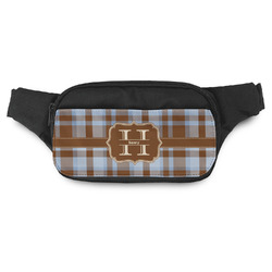 Two Color Plaid Fanny Pack - Modern Style (Personalized)