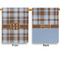 Two Color Plaid Garden Flags - Large - Double Sided - APPROVAL