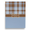 Two Color Plaid Garden Flags - Large - Double Sided - BACK