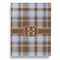 Two Color Plaid House Flags - Double Sided - FRONT