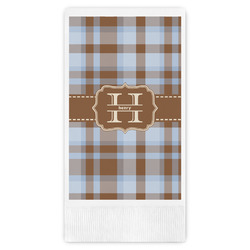 Two Color Plaid Guest Towels - Full Color (Personalized)