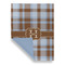 Two Color Plaid House Flags - Double Sided - FRONT FOLDED