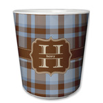 Two Color Plaid Plastic Tumbler 6oz (Personalized)