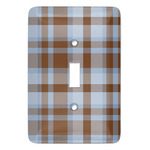 Two Color Plaid Light Switch Cover (Single Toggle)