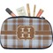 Two Color Plaid Makeup Bag Medium