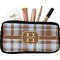 Two Color Plaid Makeup Case Small