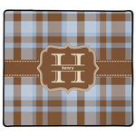 Two Color Plaid XL Gaming Mouse Pad - 18" x 16" (Personalized)