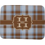 Two Color Plaid Memory Foam Bath Mat - 48"x36" (Personalized)