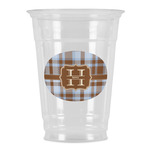 Two Color Plaid Party Cups - 16oz (Personalized)