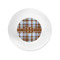 Two Color Plaid Plastic Party Appetizer & Dessert Plates - Approval