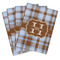 Two Color Plaid Playing Cards - Hand Back View