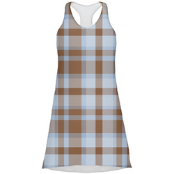 Two Color Plaid Racerback Dress - X Small