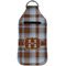 Two Color Plaid Sanitizer Holder Keychain - Large (Front)