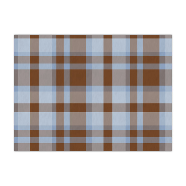 Custom Two Color Plaid Large Tissue Papers Sheets - Heavyweight