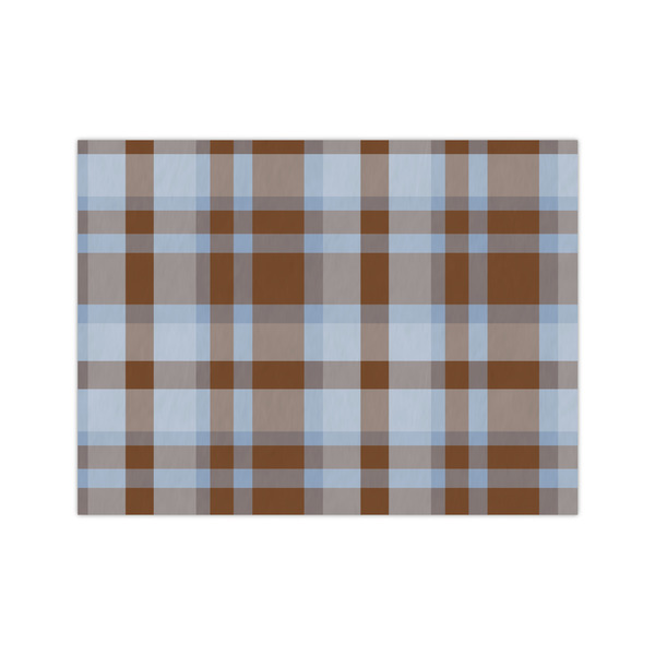 Custom Two Color Plaid Medium Tissue Papers Sheets - Lightweight