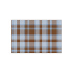 Two Color Plaid Small Tissue Papers Sheets - Lightweight