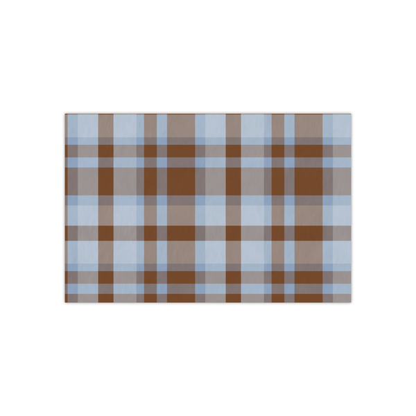 Custom Two Color Plaid Small Tissue Papers Sheets - Lightweight