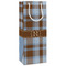 Two Color Plaid Wine Gift Bag - Gloss - Main