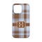 Two Color Plaid iPhone 13 Mini Case - Back