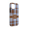 Two Color Plaid iPhone 13 Mini Tough Case - Angle