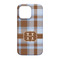 Two Color Plaid iPhone 13 Pro Case - Back