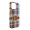 Two Color Plaid iPhone 13 Pro Max Case -  Angle