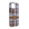 Two Color Plaid iPhone 13 Pro Tough Case -  Angle