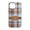 Two Color Plaid iPhone 13 Pro Tough Case - Back