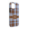 Two Color Plaid iPhone 13 Tough Case - Angle