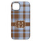 Two Color Plaid iPhone 14 Plus Tough Case - Back