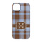 Two Color Plaid iPhone 14 Pro Case - Back