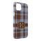 Two Color Plaid iPhone 14 Pro Max Case - Angle