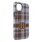 Two Color Plaid iPhone 14 Pro Max Tough Case - Angle