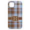 Two Color Plaid iPhone 14 Pro Max Tough Case - Back