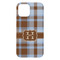 Two Color Plaid iPhone 15 Plus Case - Back