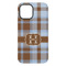 Two Color Plaid iPhone 15 Plus Tough Case - Back