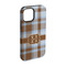 Two Color Plaid iPhone 15 Tough Case -  Angle