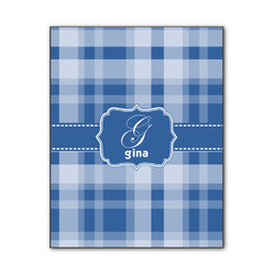 Plaid Wood Print - 11x14 (Personalized)